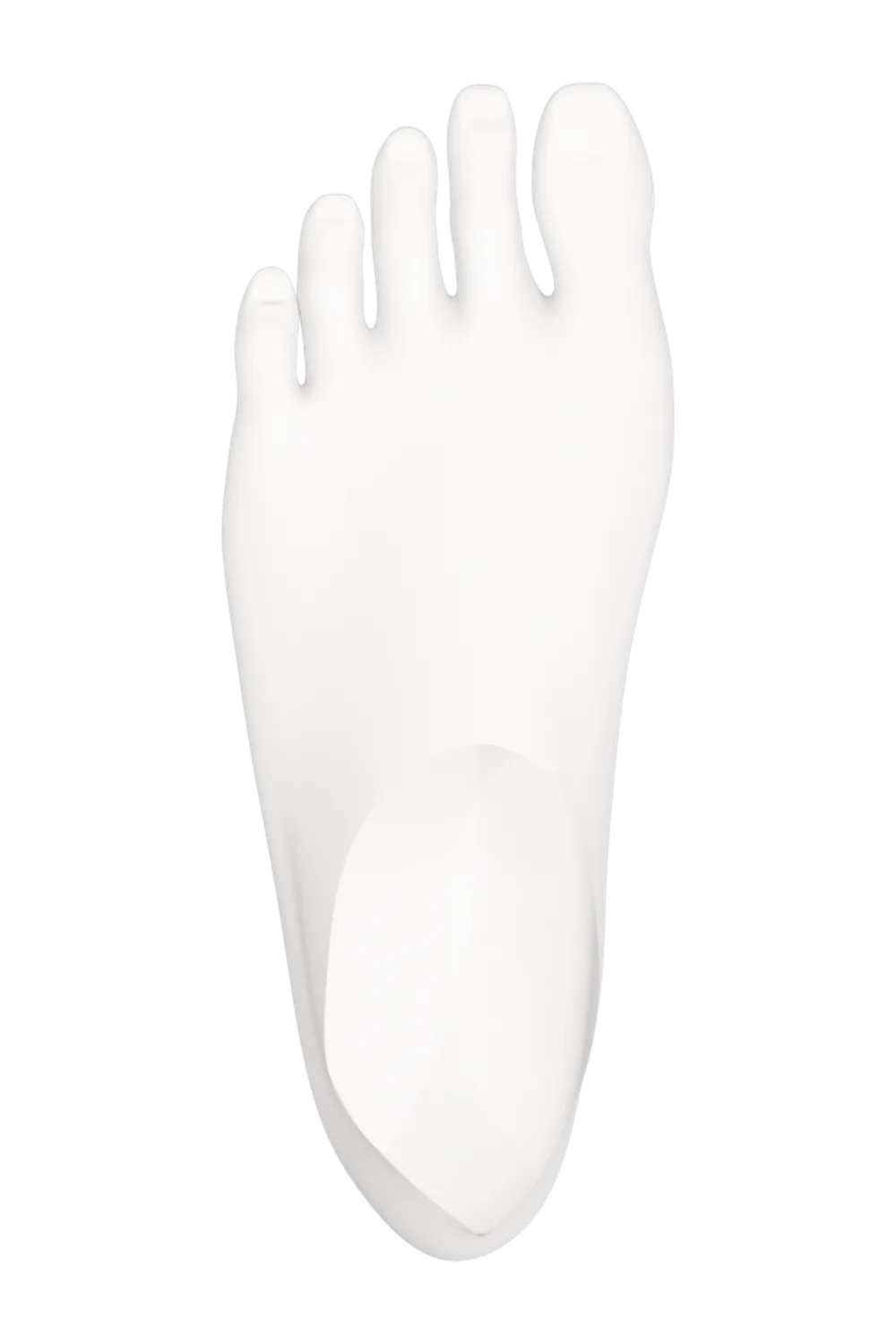 Left foot — top